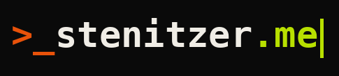 stenitzer.me Logo